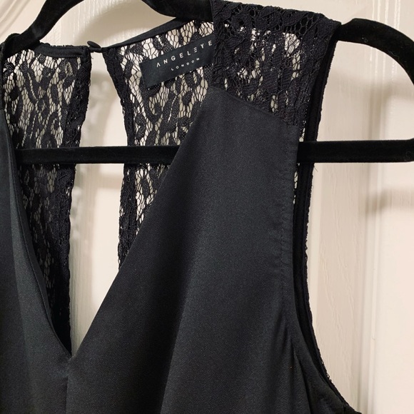 Beautiful black romper 🖤🌺 size 6 - Picture 3 of 14